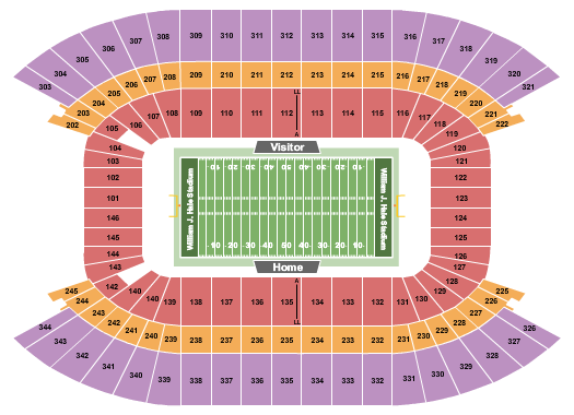 William J. Hale Stadium Football Seating Chart