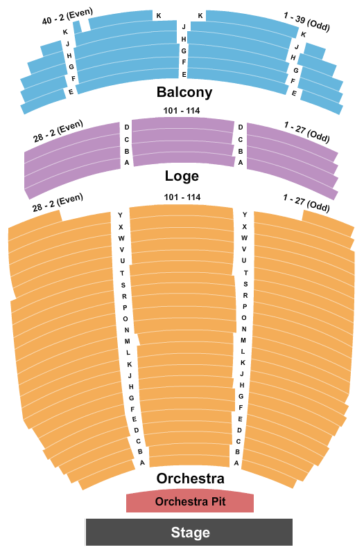 Wilshire Ebell Theatre Endstage Pit Seating Chart
