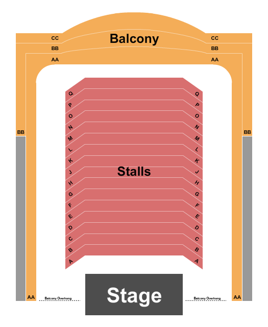 Wilton's Music Hall Endstage 2 Seating Chart
