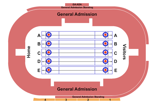 WinSport Event Centre At Canada Olympic Park Curling GA Seating Chart