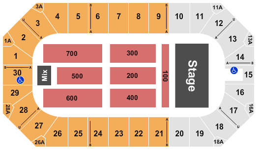 Wings Event Center Endstage 3 Seating Chart