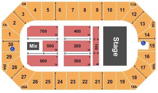 Wings Event Center Gabriel Inglesias Seating Chart