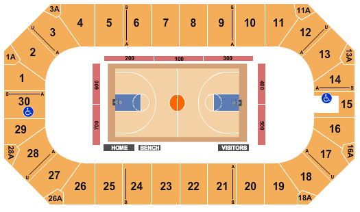 Wings Event Center Seating Chart
