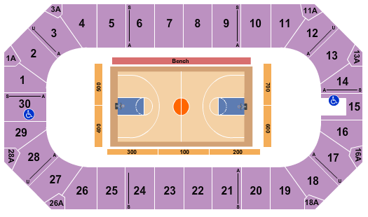 Wings Event Center Harlem Globetrotters Seating Chart