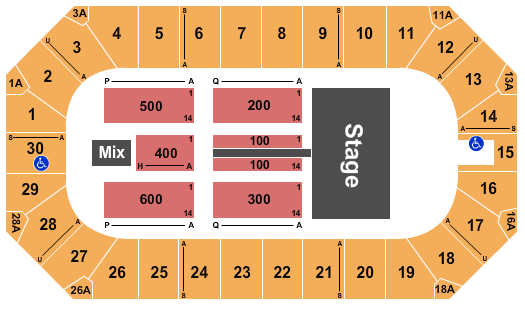 Wings Event Center Newsboys Seating Chart