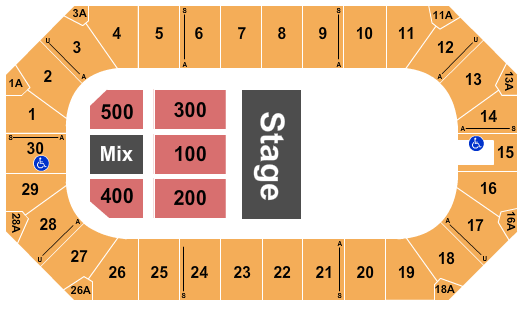 Wings Event Center PJ Masks Seating Chart
