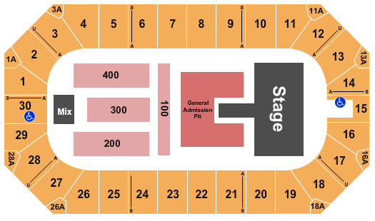 Wings Event Center Parker McCollum Seating Chart