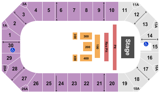 Wings Event Center Tenacious D Seating Chart