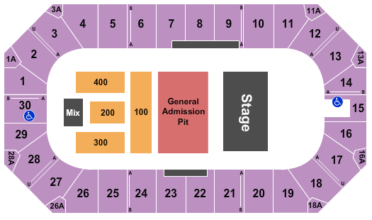 Wings Event Center The Avett Brothers Seating Chart