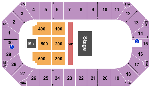 Wings Event Center Tracy Lawrence Seating Chart