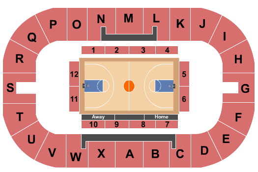 WinSport Event Centre At Canada Olympic Park Basketball Seating Chart