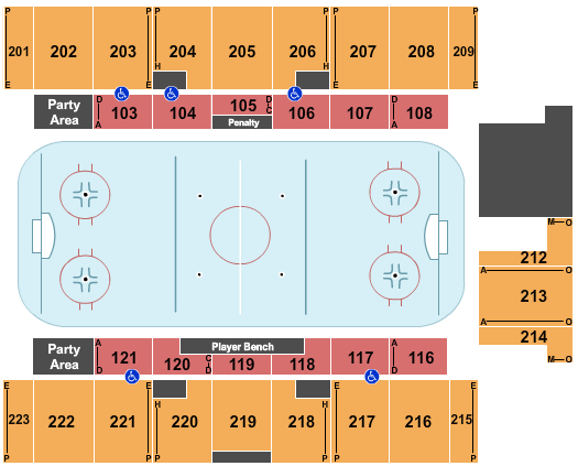 Winston Salem Fairgrounds Hockey Seating Chart