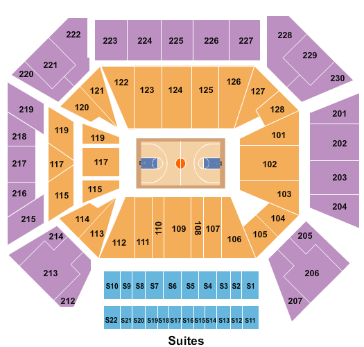 Depaul Wintrust Arena Seating Chart