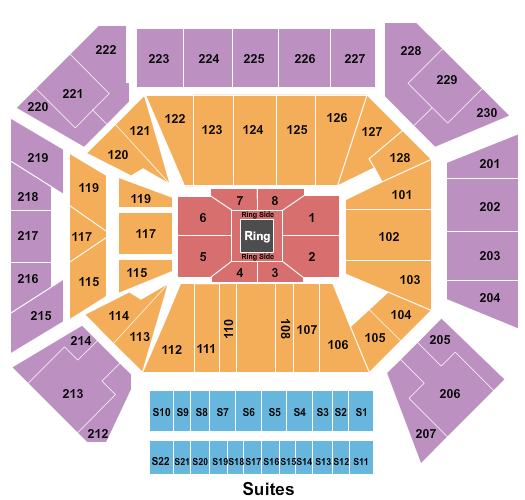 Wintrust Arena Bellator MMA Seating Chart