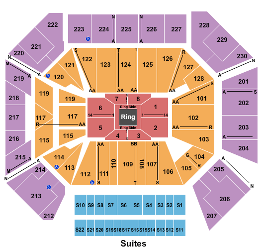 Wintrust Arena Boxing Seating Chart