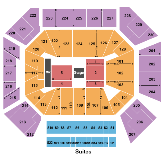 Wintrust Arena Center Stage 2 Seating Chart