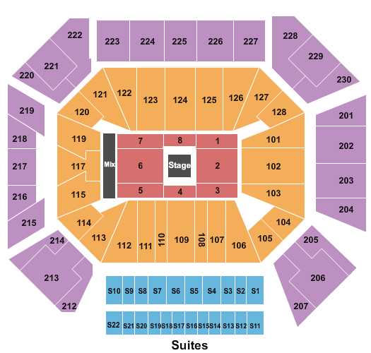 Wintrust Arena Center Stage Seating Chart