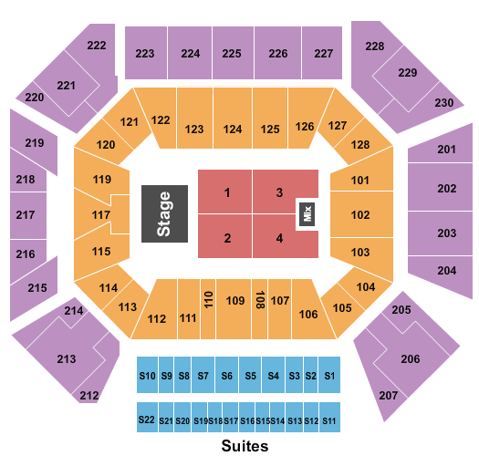 Wintrust Arena Endstage 2 Seating Chart