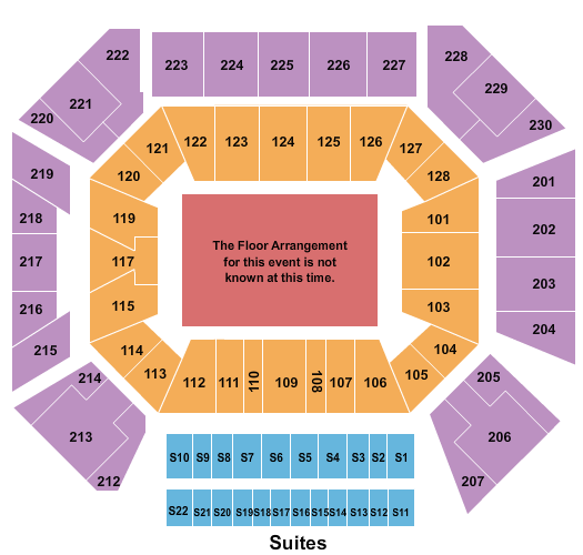 Wintrust Arena Generic Floor Seating Chart