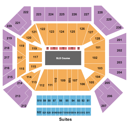 Wintrust Arena Skateboarding Seating Chart