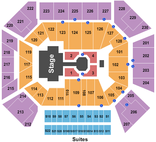 Wintrust Arena TWICE Seating Chart