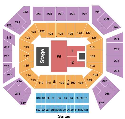 Wintrust Arena FKA Twigs Seating Chart