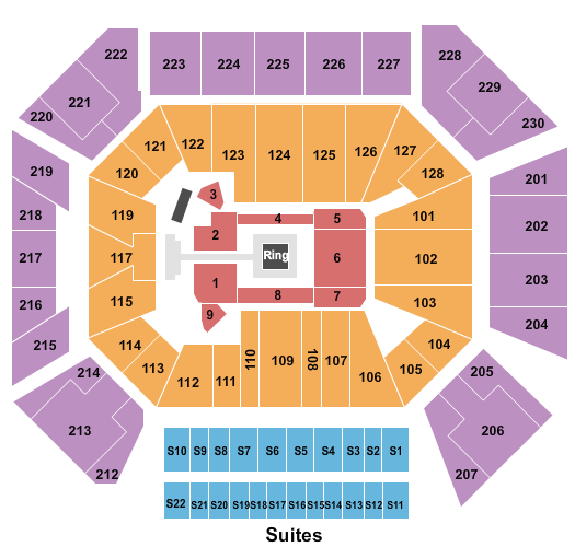 Wintrust Arena Wrestling 2 Seating Chart