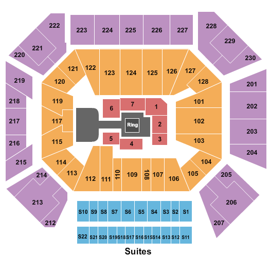 Wintrust Arena Wrestling 3 Seating Chart