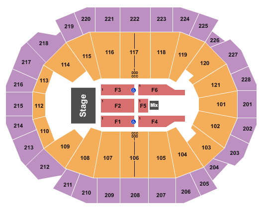 Fiserv Forum Eagles Seating Chart