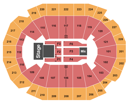 Fiserv Forum Panic At The Disco Seating Chart