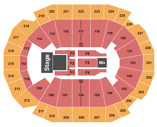 Fiserv Forum Seating Chart Milwaukee