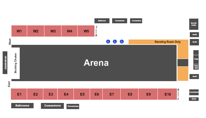 Wise County Fairgrounds Rodeo Seating Chart