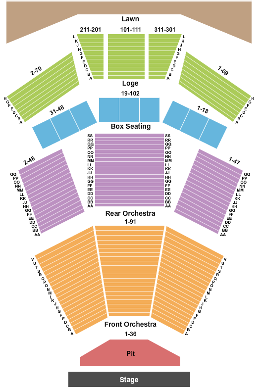 Wolf Trap National Park For The Performing Arts Box Office Ticket S