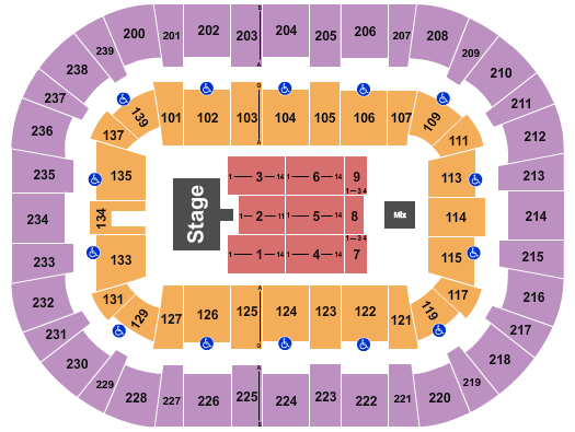 Wolstein Center - CSU Convocation Center B2K Seating Chart
