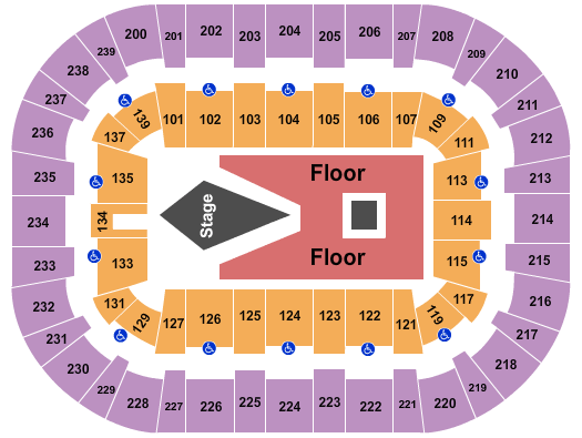 Wolstein Center - CSU Convocation Center Disturbed Seating Chart