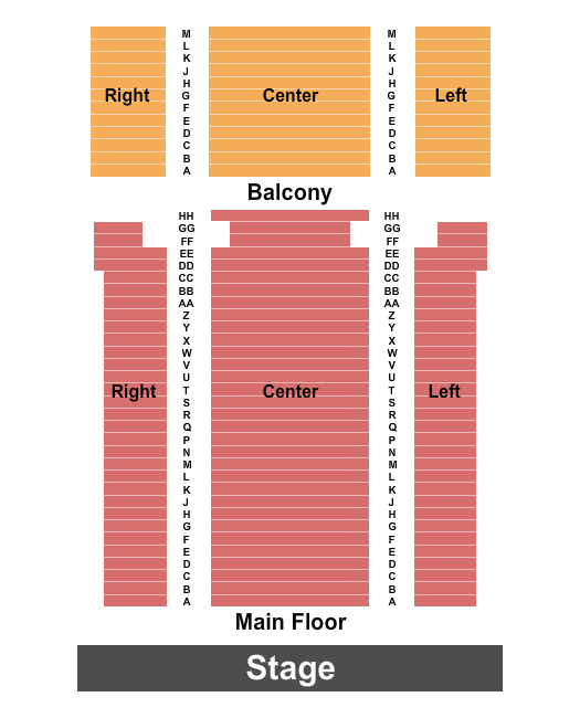 Woodlawn Theatre Seating Chart