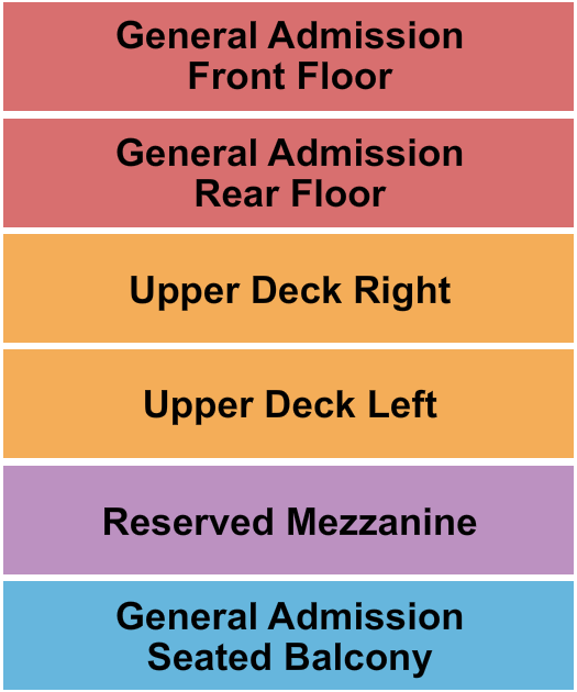seating chart for Worcester Palladium - Powerwolf - eventticketscenter.com