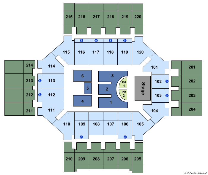 Broadmoor World Arena Brad Paisley Seating Chart