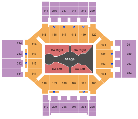 Broadmoor World Arena Carrie Underwood Seating Chart