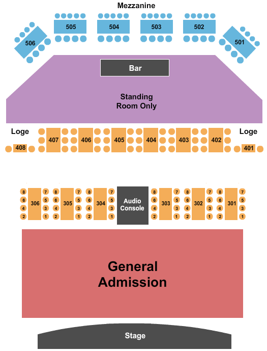 World Cafe Live Seating Chart Maps Philadelphia