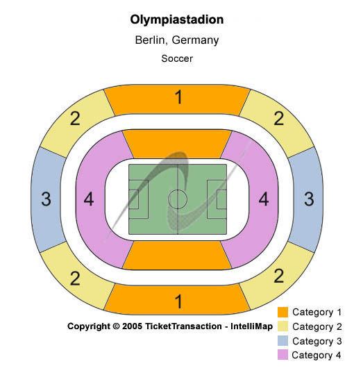 Olympiastadion Berlin Standard Seating Chart