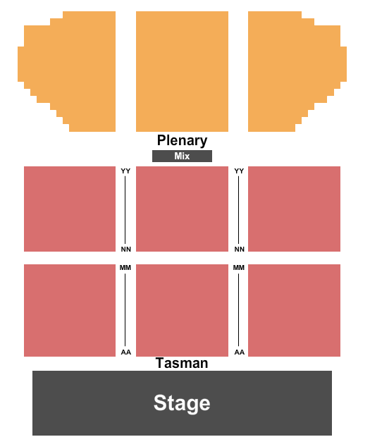 Entertainment Centre At Wrest Point Hobart Hotel & Casino Endstage Tasman & Plenary Seating Chart