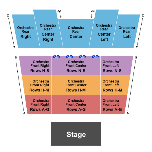 Wylie Performing Arts Center Endstage Seating Chart