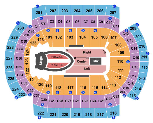 Xcel Energy Center Ariana Grande Seating Chart