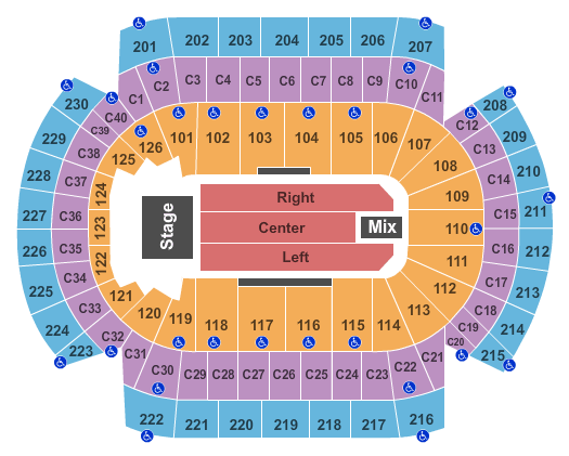 Xcel Energy Center seating chart event tickets center