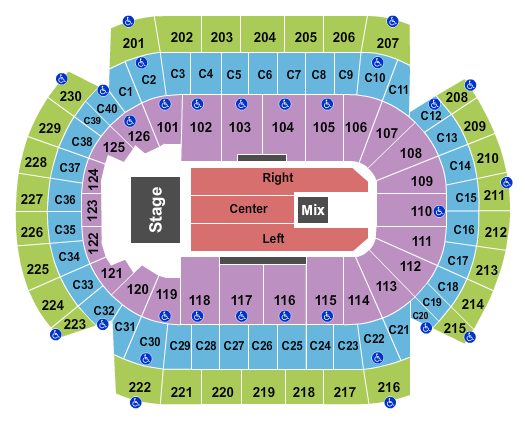 Xcel Seating Chart View