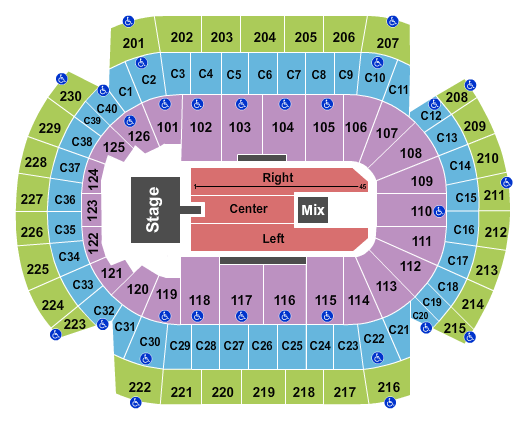 Xcel Energy Center Earth Wind Fire Seating Chart