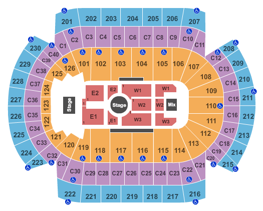 Xcel Energy Center J Cole Seating Chart