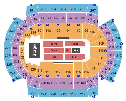 Xcel Energy Center Lynyrd Skynyrd Seating Chart