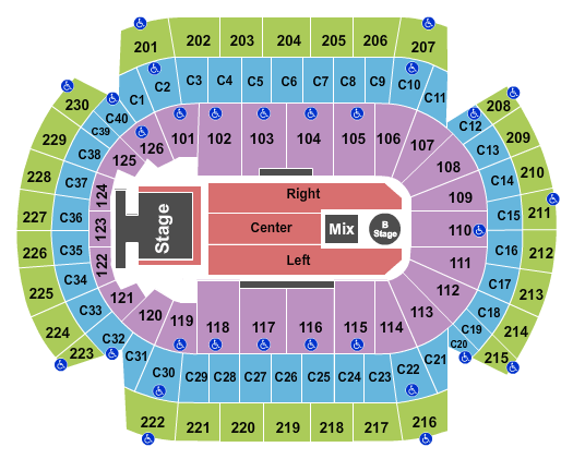 Xcel Energy Center New Kids On The Block Seating Chart